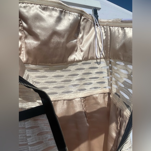 Elegant Wedding Guest Dress - Strapless, Mid Length - Picture 3 of 8